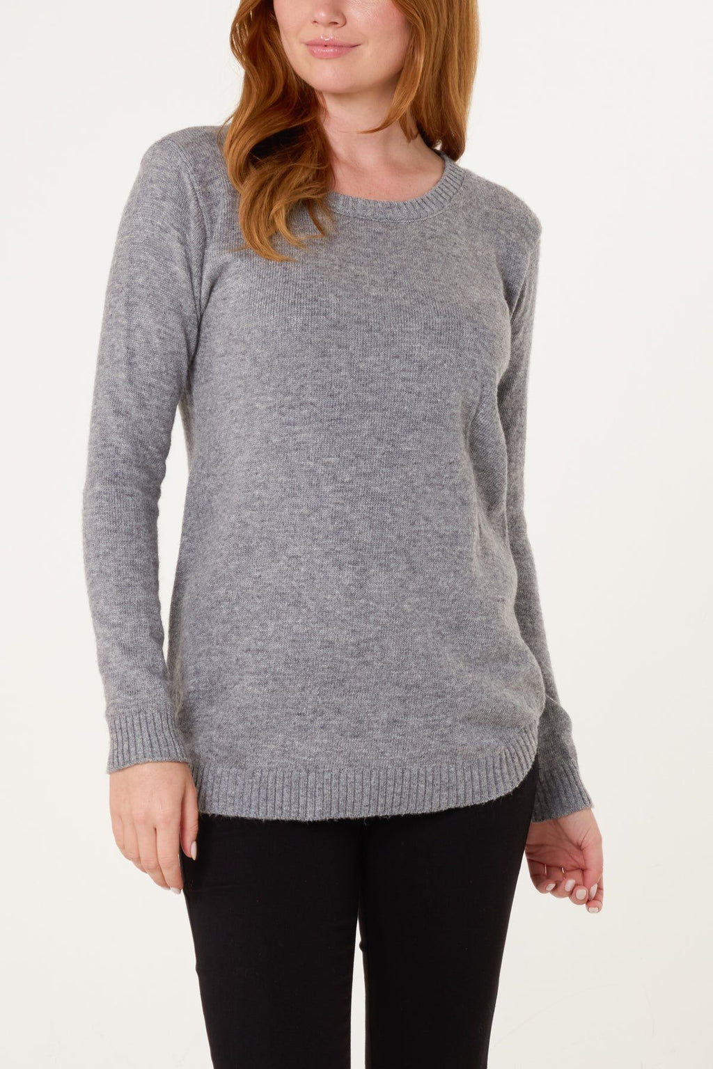 Round neck jumper
